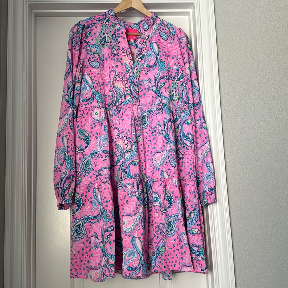 NWT Lilly Pulitzer Winona Stretch dress in Strut your Stuff